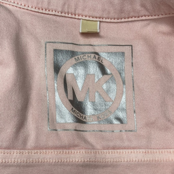 Light Pink MK denim jacket - Picture 3 of 3